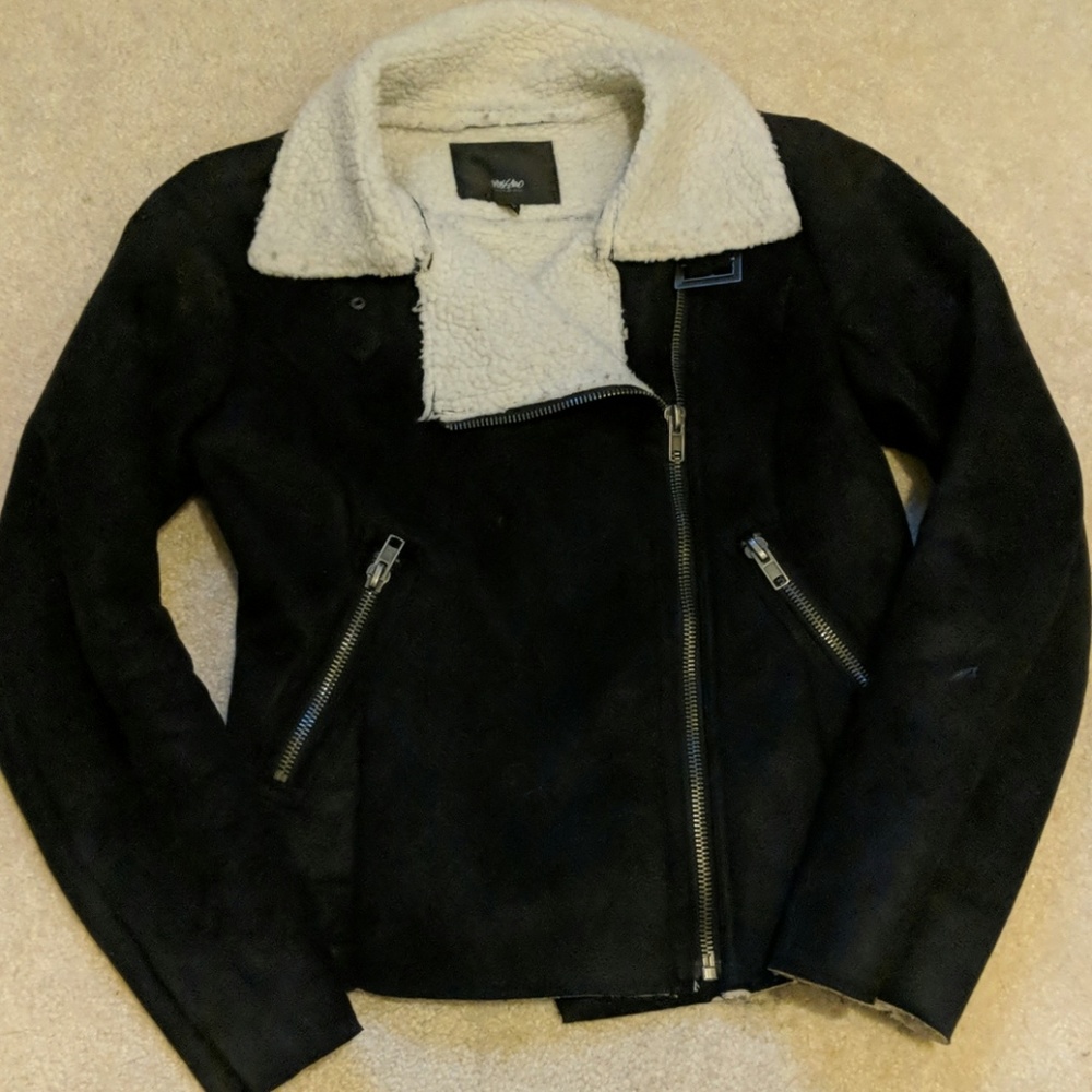 Suede like Moto style jacket